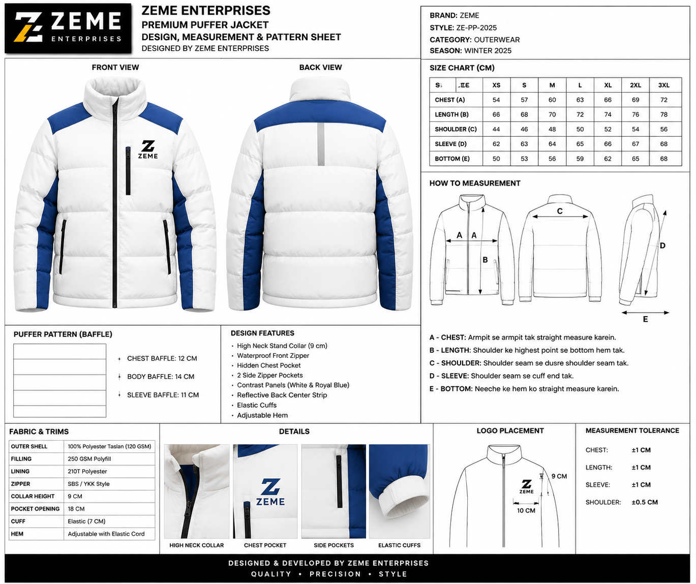 ZEME Puffer Jacket